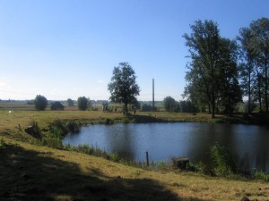 Ultimo Crater, the result of the explosion of just one of the mines beneath the German Front Line.