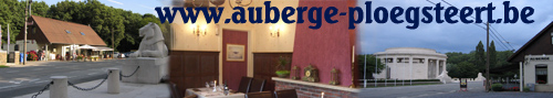 L' Auberge, Ploegsteert, opposite the British Memorial to the missing of the Great War of 1914-1918.