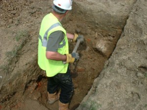 Keith digging