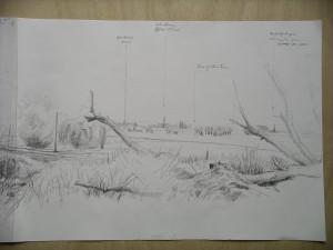 Plugstreet panorama drawing 006