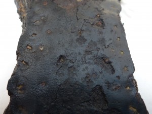 British boot sole with 1917 on the insole